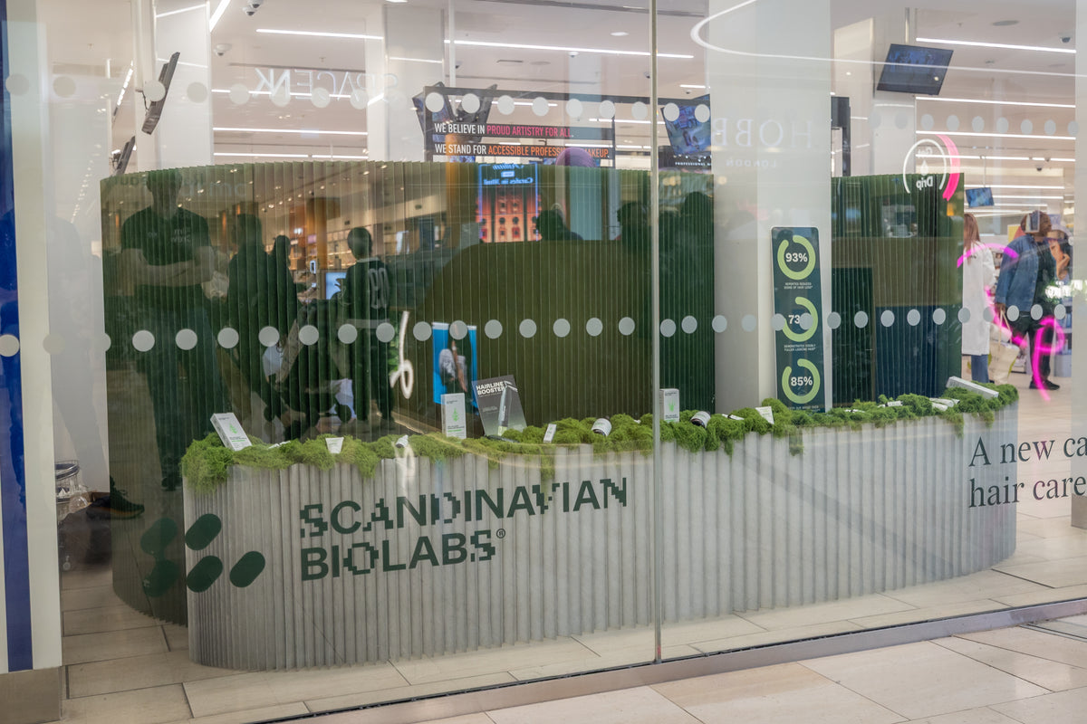 Scandinavian Biolabs event activation at Boots Westfield White City