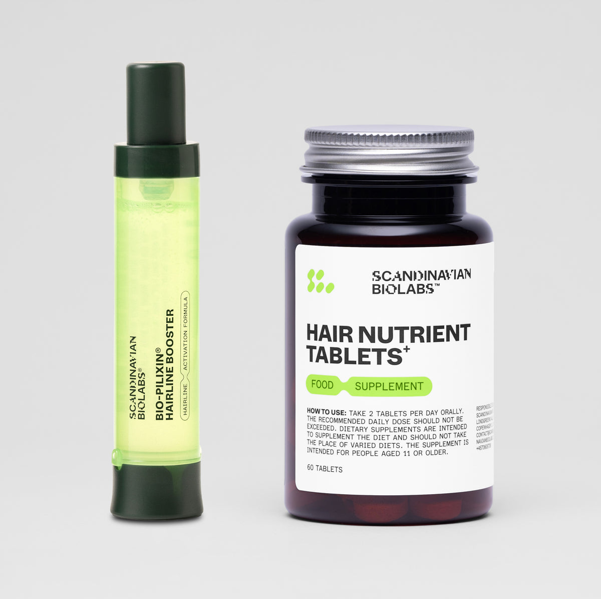Bio-Pilixin® Refill Cartridge for Hairline Booster & Nutrition Bundle